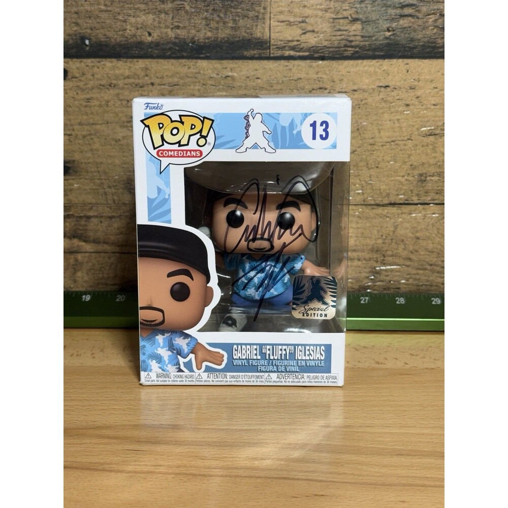 🔥RARE -Funko Pop Gabriel Fluffy Iglesias -(Exclusive) #13 Signed
